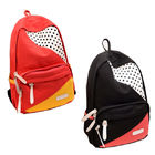 Grand sac à dos durable à la mode pour des étudiants de lycée, rouge/noir/jaune