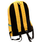 Grand sac à dos durable à la mode pour des étudiants de lycée, rouge/noir/jaune