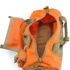 Sacs marins oranges à grands d'hommes sacs marins à voyage avec une poche intérieure