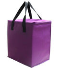 Sacs d'emballage plus frais isolés/sac jetable de déjeuner/sac pourpre de refroidisseur pour des adultes