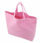 Sacs à main de coton imprimés par rose de dames de sacs d'emballage de toile pour le supermarché de dames