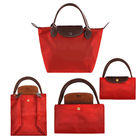Sacs à main rouges pliables de polyester de sacs d'emballage de dames de mode promotionnels