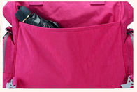Avantage écologique de bébé de polyester de couche-culotte de sac à dos de couleur mignonne de Rose
