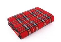 Matériel imperméable d'éponge de polyester de couverture de pique-nique de tapis extérieur rouge de camping