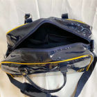 Le cuir laqué par cuir de miroir de PVC a dédoublé le sac de gymnase de sac à provisions de sac de voyage de sac d'épaule