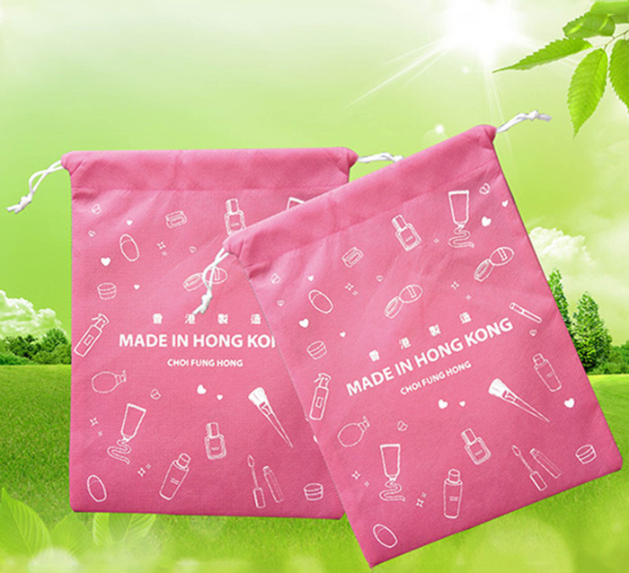 La publicité du cadeau promotionnel met en sac, sac de cordon du polyester 210D