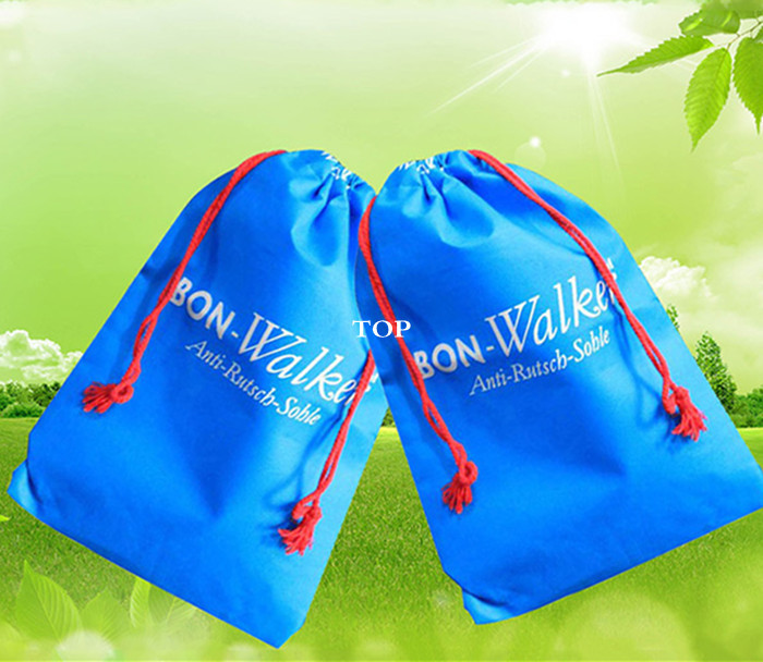 Personnalisé la publicité du sac de cordon a coloré la taille non tissée de W25*H30 cm
