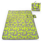 Tapis imperméable portatif de pique-nique de polyester/tapis de camping/tapis de yoga/tapis de plage
